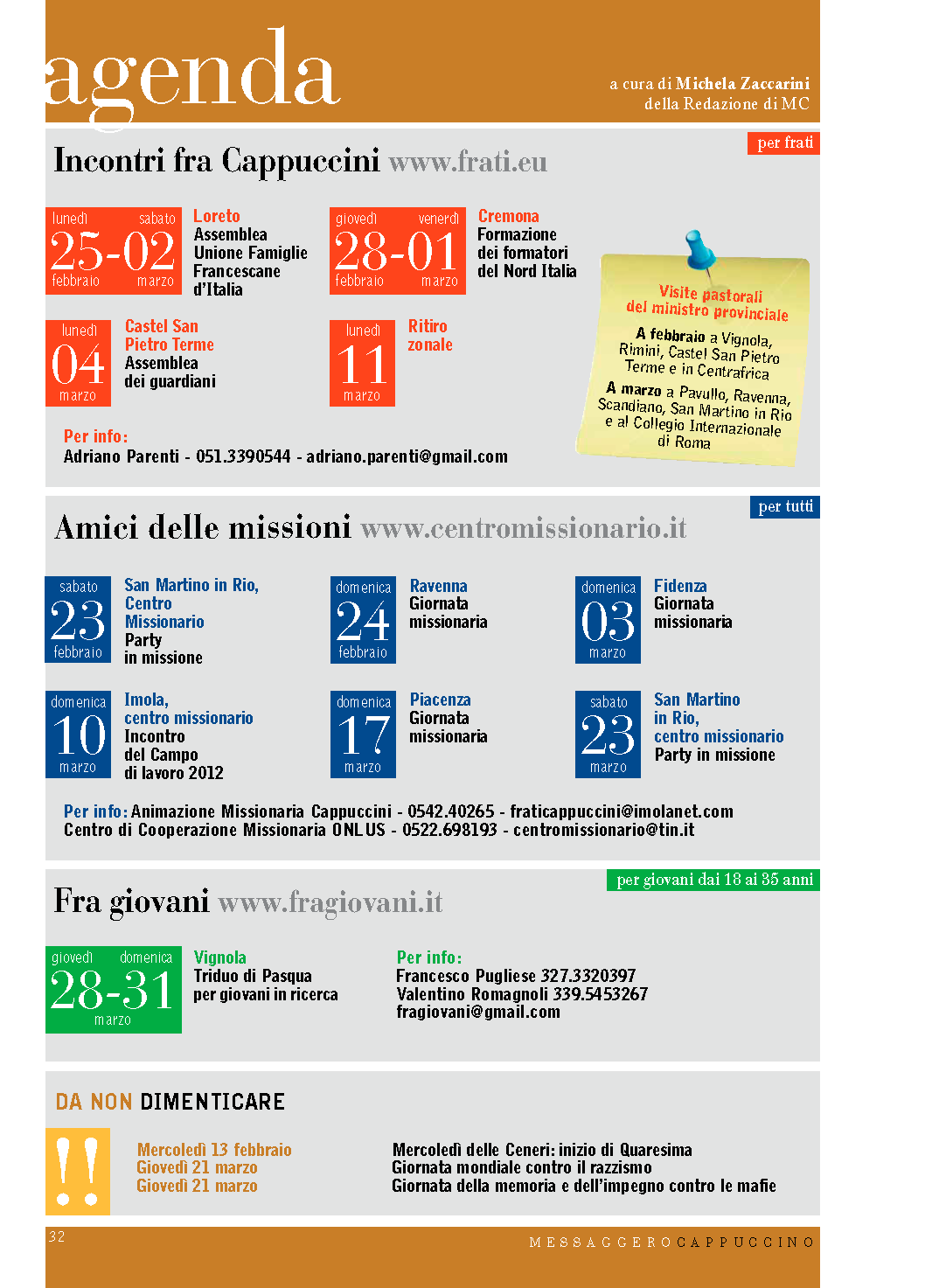 2013MC2 agenda